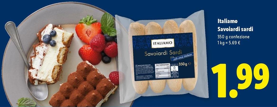 Italiamo - Savoiardi Sardi