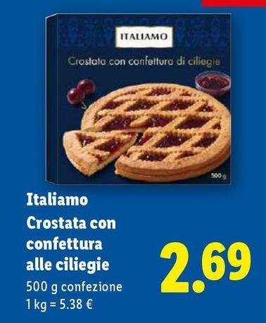 Italiamo - Crostata Con Confettura Alle Ciliegie