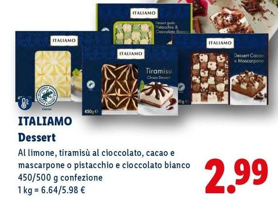 Italiamo - Dessert