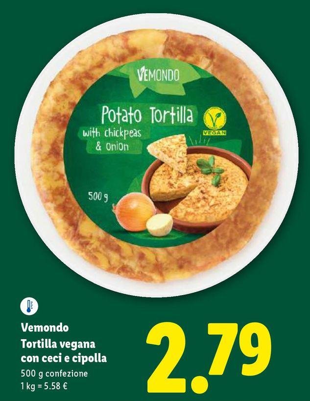 Vemondo - Tortilla Vegana Con Ceci E Cipolla