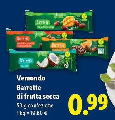Vemondo - Barrette Di Frutta Secca
