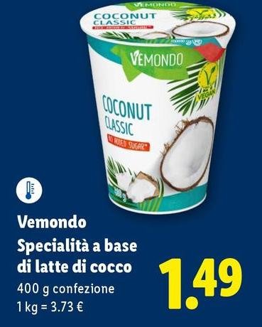 Vemondo - Specialita A Base Di Latte Di Cocco