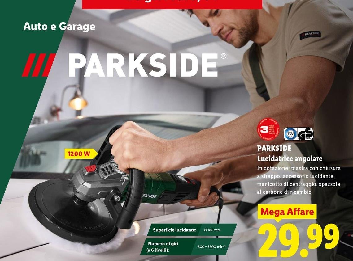 Parkside - Lucidatrice Angolare