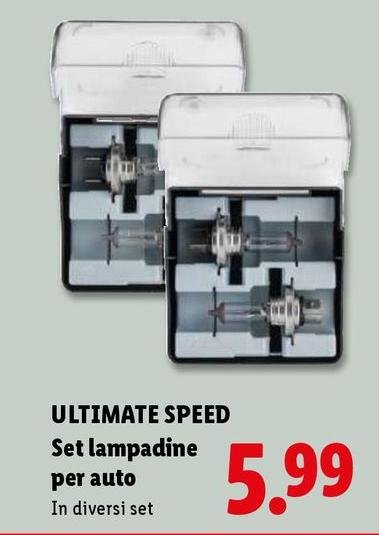 Ultimate Speed - Set Lampadine Per Auto