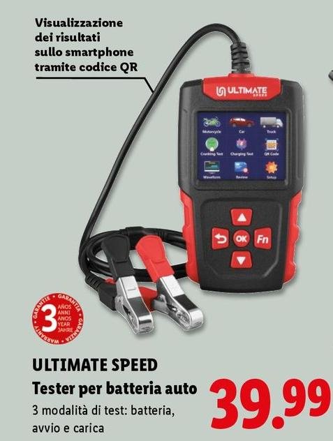 Ultimate Speed - Tester Per Batteria Auto