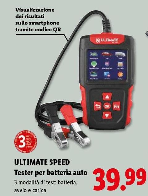 Ultimate Speed - Tester Per Batteria Auto