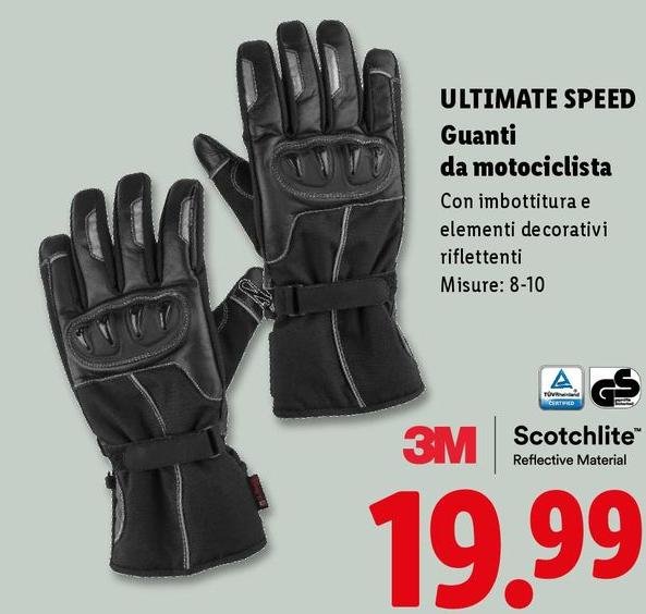 Ultimate Speed - Guanti Da Motociclista