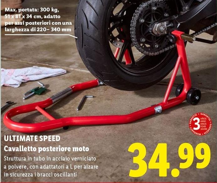 Ultimate Speed - Cavalletto Posteriore Moto