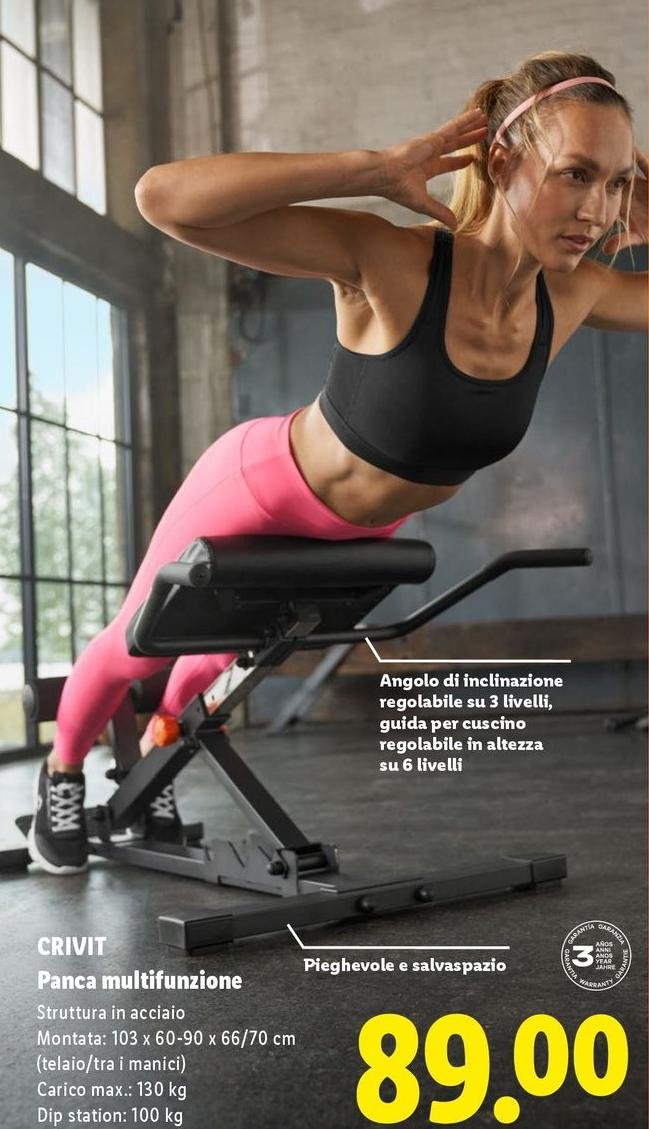 Guida - Panca Multifunzione