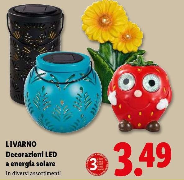 Livarno - Decorazioni Led A Energia Solare