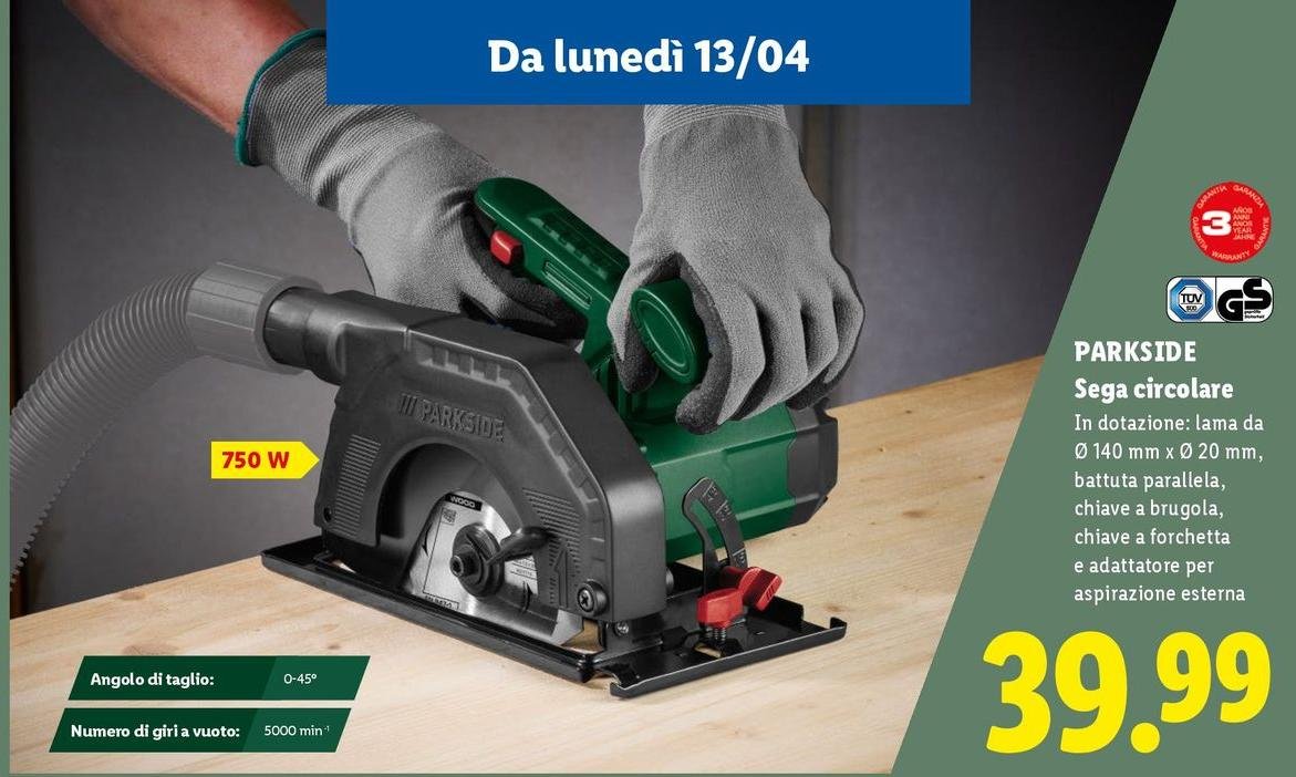 Parkside - Sega Circolare