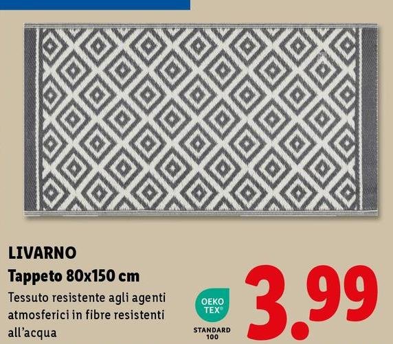 Livarno - Tappeto 80x150 Cm