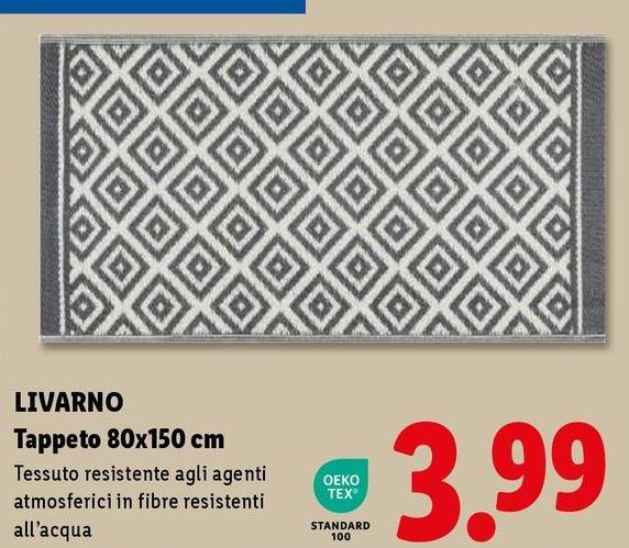 Livarno - Tappeto 80x150 Cm