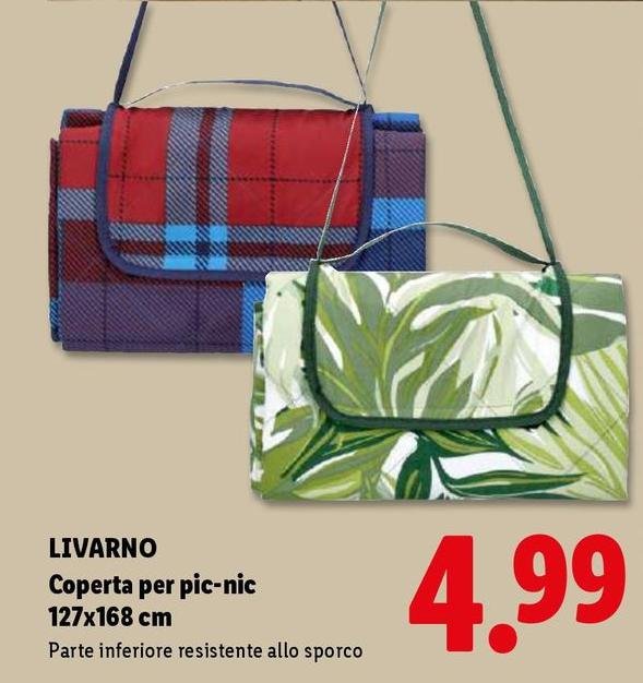 Livarno - Coperta Per Pic-Nic 127x168 Cm