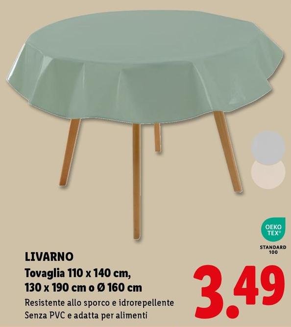Livorno - Tovaglia 110 X 140 Cm, 130 X 190 Cm O 160 Cm