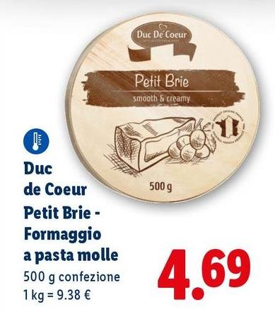 Duc De Coeur - Petit Brie-Formaggio A Pasta Molle
