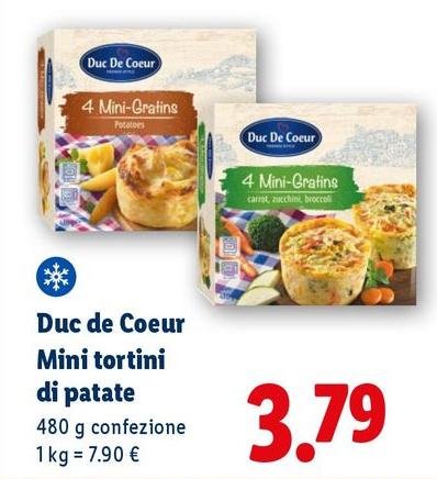 Duc De Coeur - Mini Tortini Di Patate