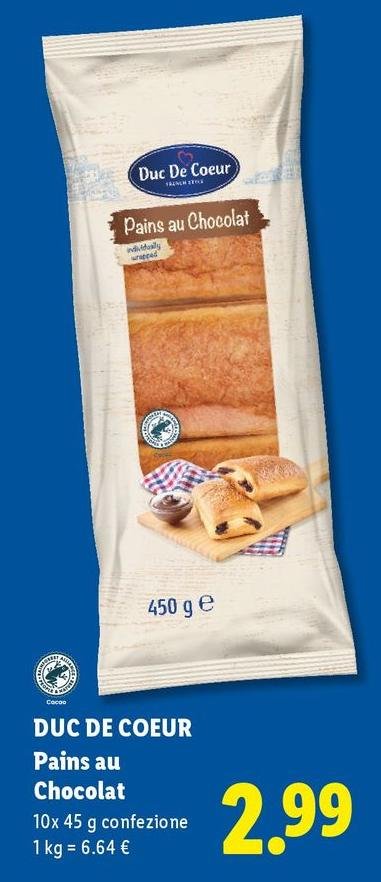 Duc De Coeur - Pains Au Chocolat