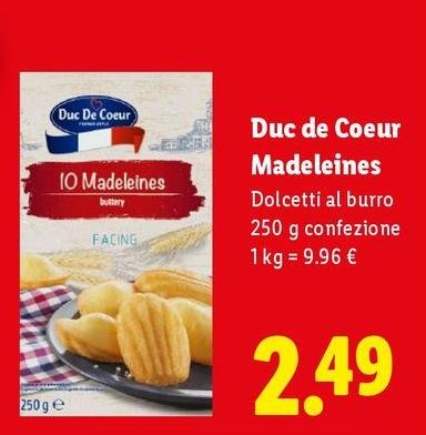 Duc De Coeur - Madeleines