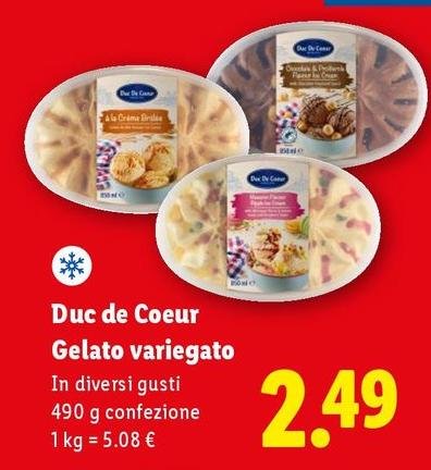 Duc De Coeur - Gelato Variegato