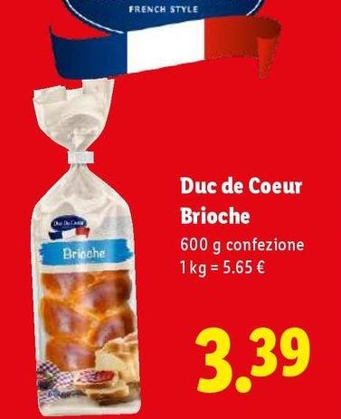 Duc de coeur - Brioche