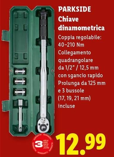 Parkside - Chiave Dinamometrica