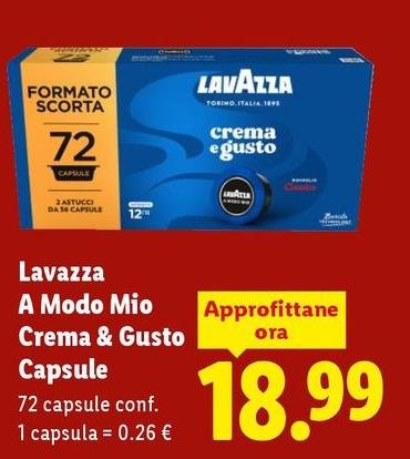 Lavazza -  A Modo Mio Crema & Gusto Capsule