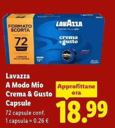 Lavazza - A Modo Mio Crema & Gusto Capsule