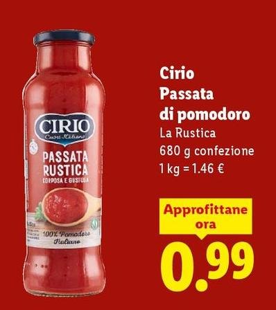 Cirio - Passata Di Pomodoro