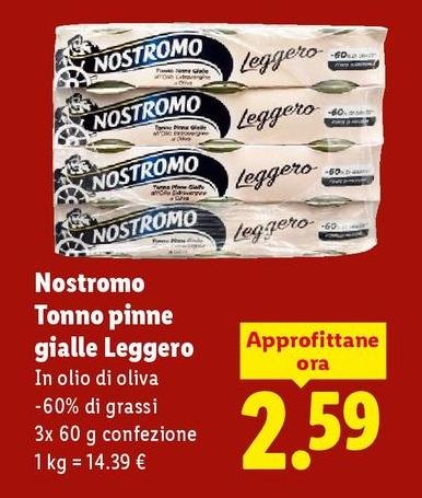 Nostromo - Tonno Pinne Gialle Leggero