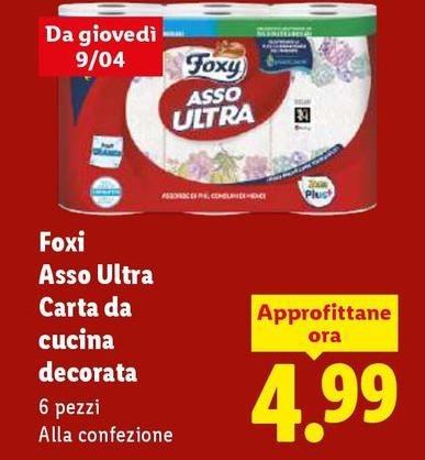 Foxy - Asso Ultra Carta Da Cucina Decorata