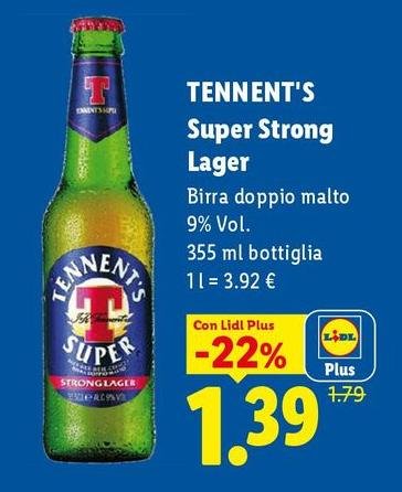 Tennent's - Super Strong Lager