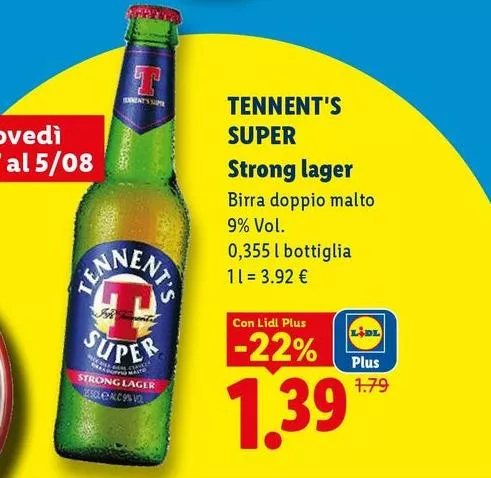 Tennent's Super - Strong Lager