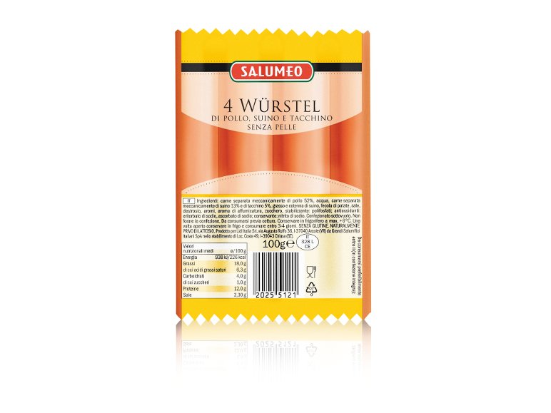 Mini würstel di pollo/suino/tacchino