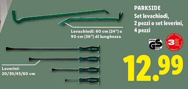 Parkside - Set Levachiodi