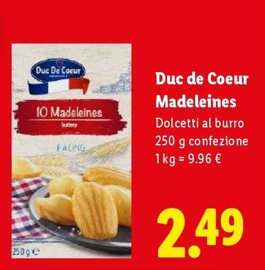 Duc de coeur - Dolcetti Al Burro