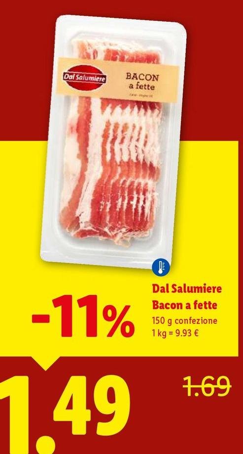 Dal Salumiere - Bacon A Fette