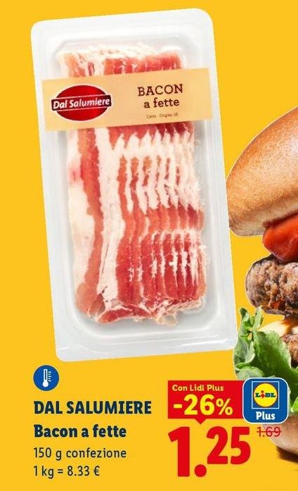 Dal Salumiere - Bacon A Fette