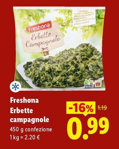 Freshona - Erbette Campagnole