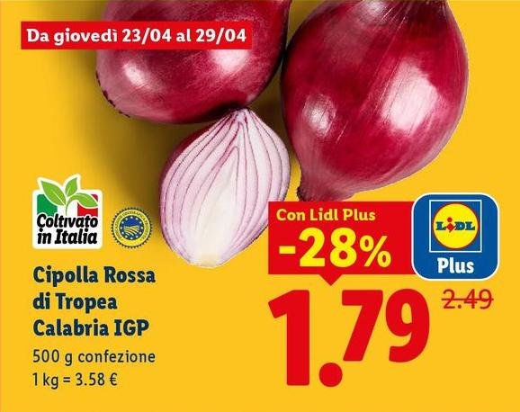 Cipolla Rossa Di Tropea Calabria IGP