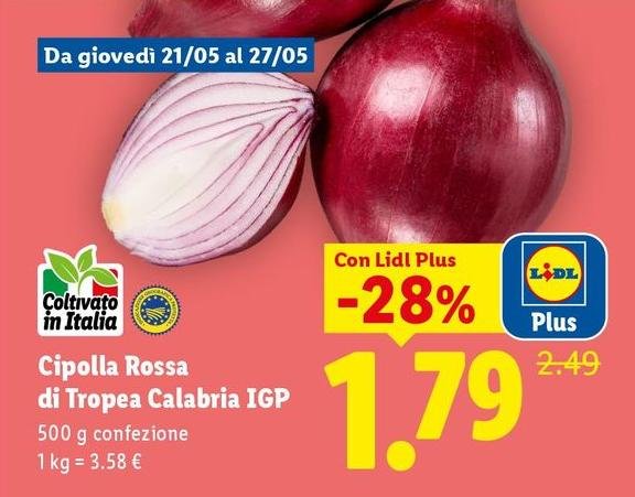 Cipolla Rossa Di Tropea Calabria IGP