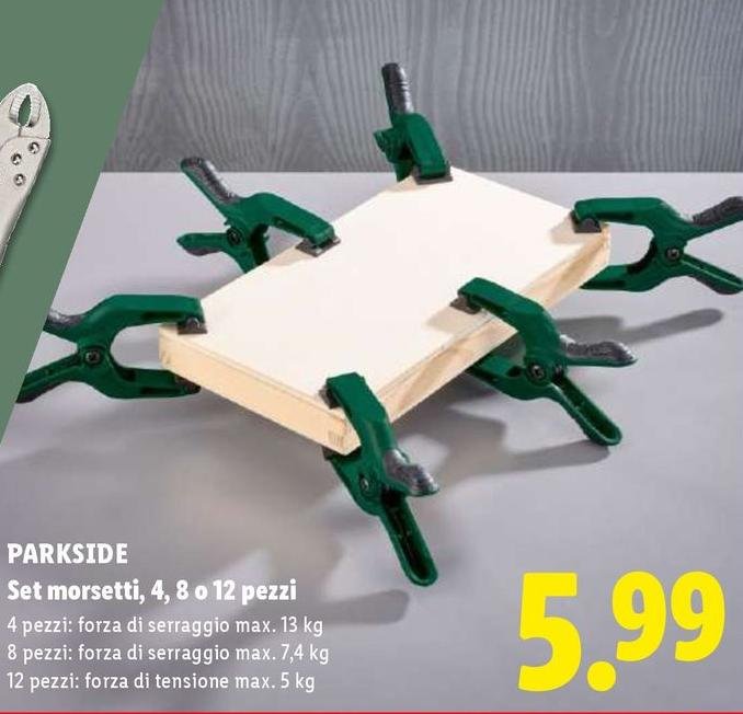 Parkside - Set Morsetti, 4, 8 O 12 Pezzi