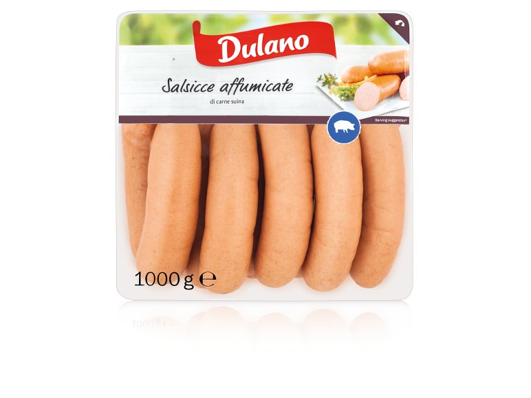 Wurstel affumicati di carne suina