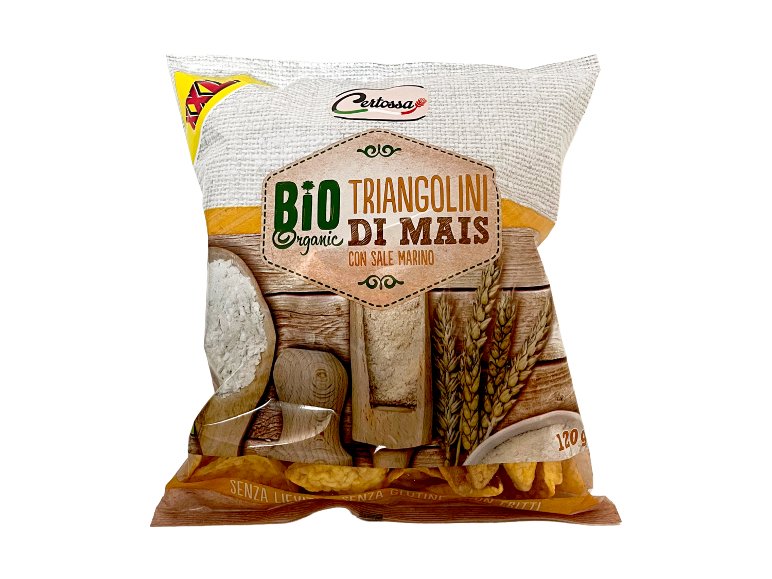 Triangolini di mais biologici XXL