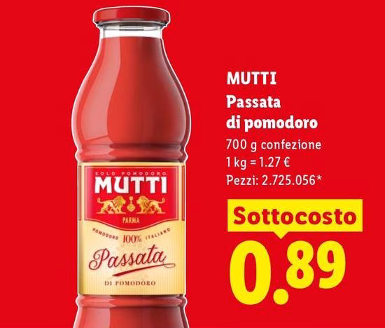 Mutti - Passata Di Pomodoro