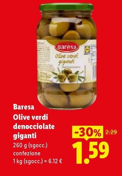 Baresa - Olive Verdi Denocciolate Giganti
