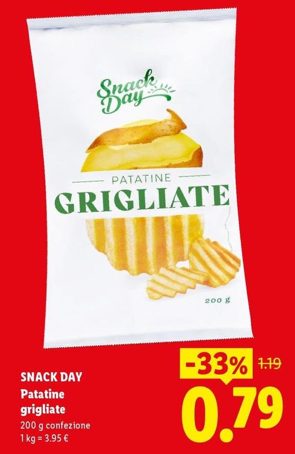 Snack Day - Patatine Grigliate