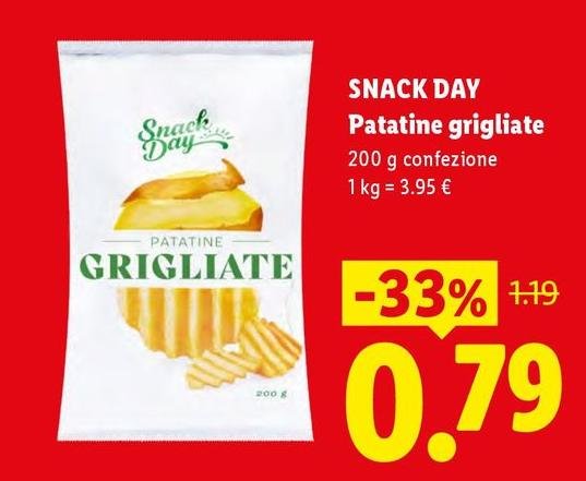 Snack Day - Patatine Grigliate