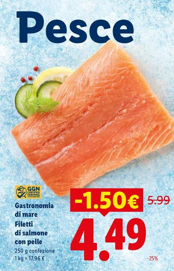 Gastronomia Di Mare - Filetti Di Salmone Con Pelle