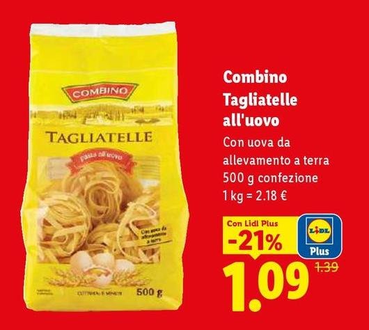 Combino - Tagliatelle All'Uovo